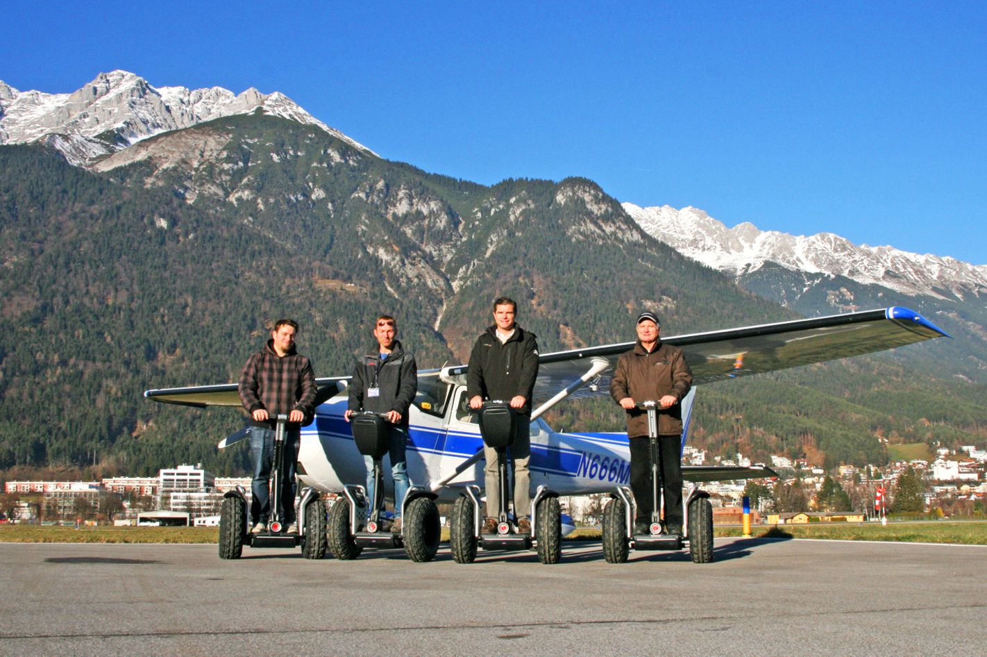 Alpenrundflug & Segway-Tour bei Innsbruck